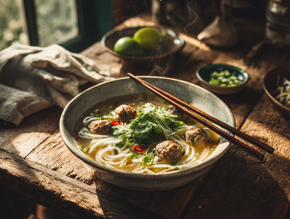 Easy Asian-Style Dumpling Soup