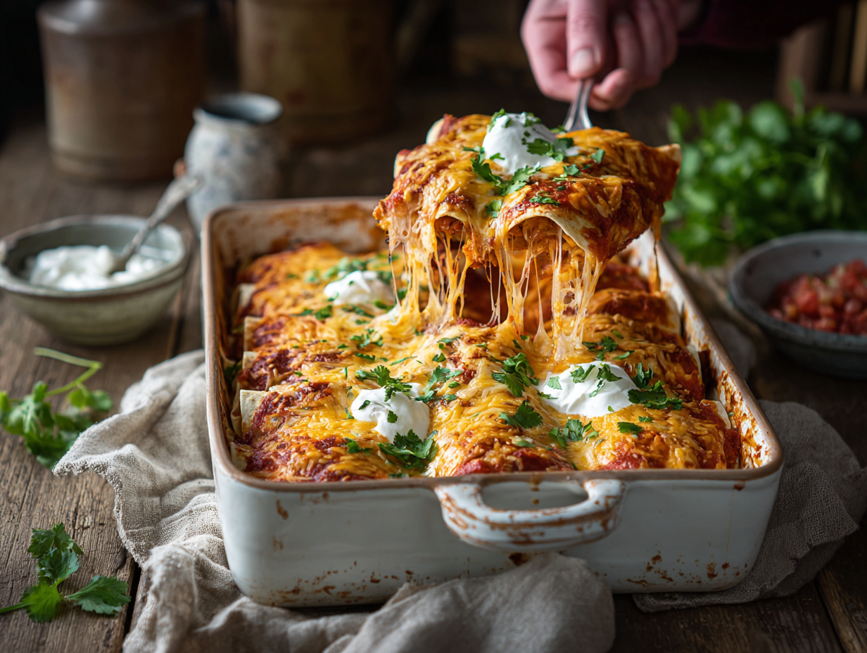 Special Easy Chicken Enchiladas