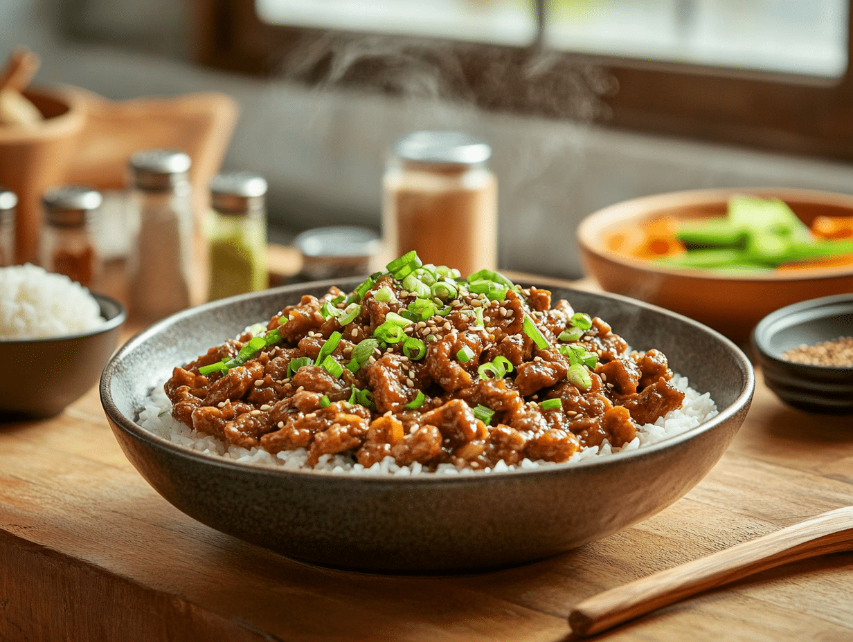 Pork Mince Bulgogi
