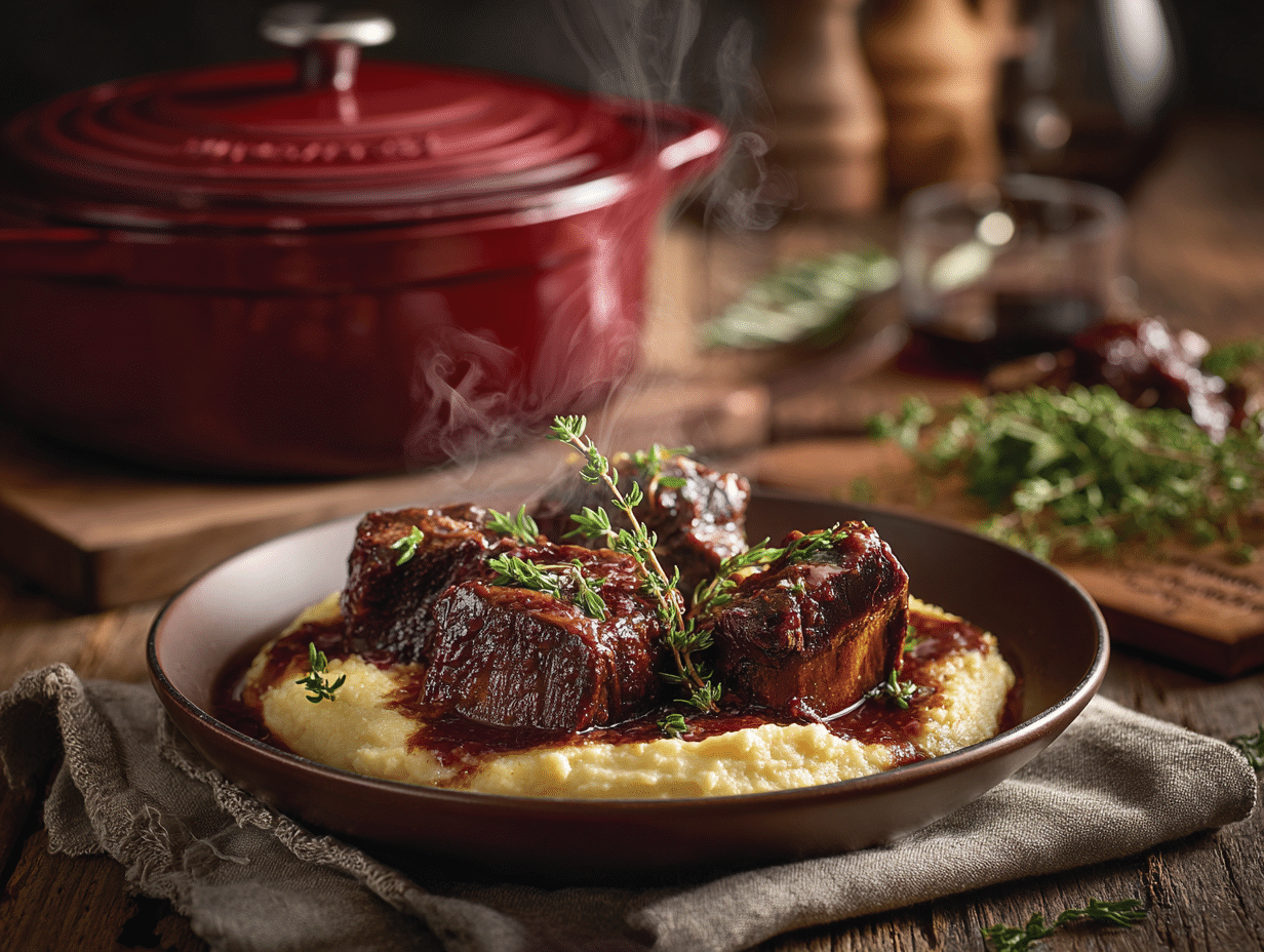 Red Wine Braised Short Ribs